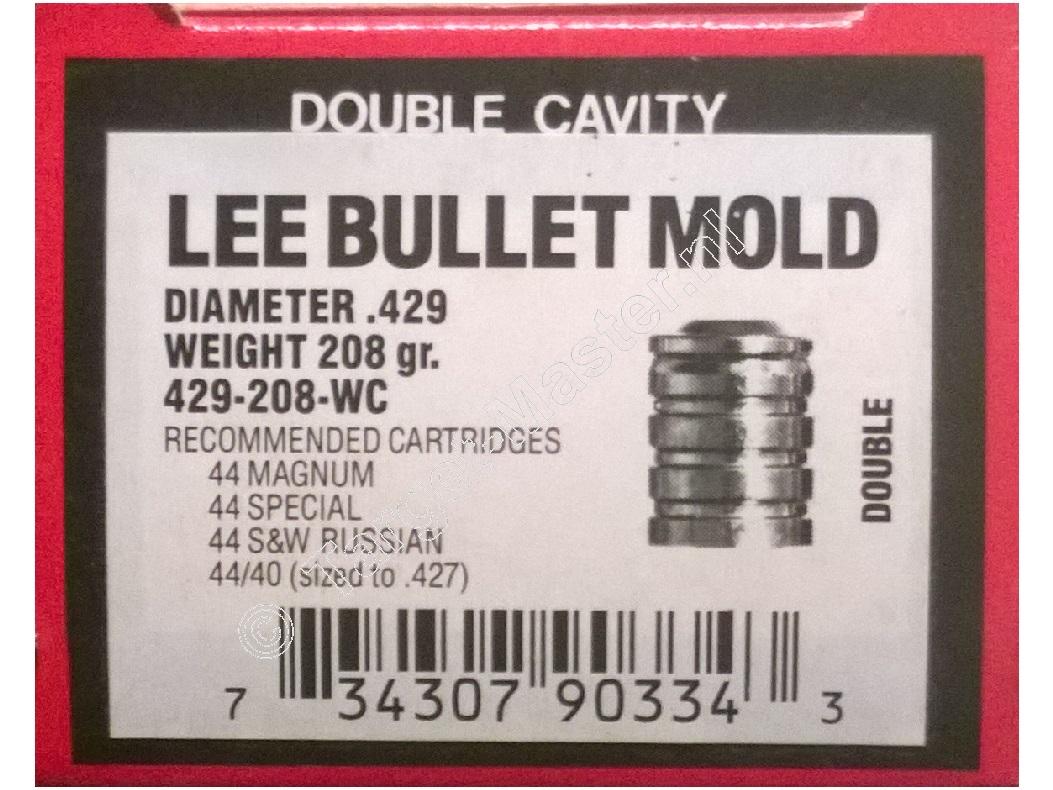 Lee Kogel Gietmal Revolver kaliber 44 WADCUTTER 208 grain - NIET MEER LEVERBAAR